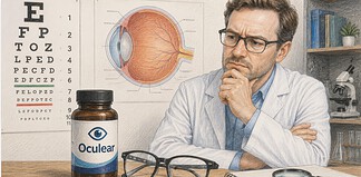 Oculear Review: Er is geen bewijs voor beter zicht Oculear bevat vitamines en plantenextracten, maar bewijs dat het slecht zicht herstelt ontbreekt.